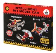 Конструктор Same Toy Inteligent DIY Model Car 3-в-1 металлический 58042Ut