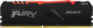 Оперативна пам'ять Kingston DDR4 SDRAM 16 GB (1x16GB) 3200 MHz (KF432C16BB1A/16) Fury Beast RGB Black Оперативна пам'ять Kingston DDR4 SDRAM 16 GB (1x16GB) 3200 MHz (KF432C16BB1A/16) Fury Beast RGB Black
