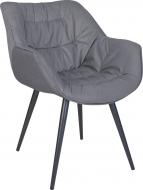 Стул обеденный Nowy Styl VENSAN HN BLACK (BOX) FC-96 серый/черный