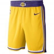 Шорты Nike LAL M NK SWGMN SHORT ROAD AJ5617-728 р. 2XL желтый