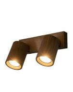 ВИТРИНА! Спот Iterna Arendal Duo 2xGU10 ясень темный LW095