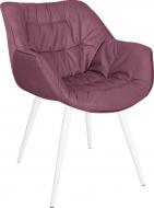 Стул обеденный Nowy Styl VENSAN HN WHITE (BOX) FC-63 фиолетовый/белый