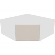 Шкаф Влада (А 90х90 правая) пломбир/белый Світ Меблів