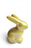 Статуетка Eterna кролик із сяйвом 1715 11х5,6х7,4 см жовтий