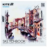 Скетчбук KITE для работ карандашами 21x21 см 30 лист. K-1279 Creative