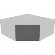 Шкаф Влада (А 90х90 правая) графит/пепельный Світ Меблів