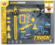 Игровой набор MEET HOT Truck Building инженерная вышка и техника голубой HJP1215438