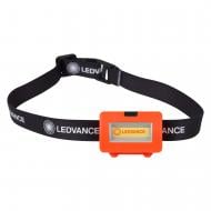 Фонарь налобный Ledvance FLASHLIGHT HEADLAMP BATTERY 80 Lm оранжевый