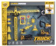 Игровой набор MEET HOT Truck Building инженерная вышка и техника желтый HJP1215437