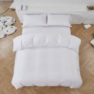 Комплект постельного белья Solid 2 однотонный белый La Nuit
