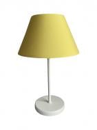 ВІТРИНА! Настільна лампа декоративна Геотон Sevilla 1x40 Вт E14 жовтий/білий 49697