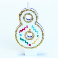 Свечи для торта "8" Party House 1 шт. Свечи для торта "8" Party House 1 шт.