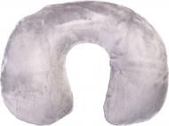 Подушка для путешествий 37х27х9 см серая Luna