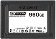 SSD-накопичувач Kingston 960GB U.2 PCI Express 3.0 x4 3D TLC (SEDC1500M/960G) SSD-накопичувач Kingston 960GB U.2 PCI Express 3.0 x4 3D TLC (SEDC1500M/960G)