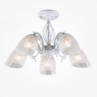 ВИТРИНА! Люстра потолочная Strotskis Nimfa 5x60 Вт E27 бело-серебряный 70039/5