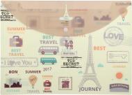 Папка-конверт Париж А4