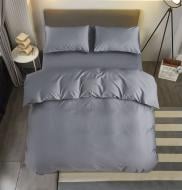 Комплект постельного белья Solid семейный темно-серый La Nuit