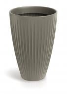 Горшок для цветов пластик LATIA 400х580 мм высокий круглый мокко 47,6 л PRP (64610-247)