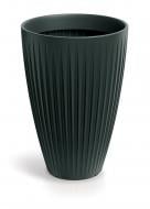 Горшок для цветов пластик LATIA 400х580 мм высокий круглый антрацит 47,6 л PRP (64610-466)