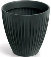 Горшок для цветов пластик LATIA midl 400х400 мм круглый антрацит 32 л PRP (64658-466)
