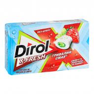Жувальна гумка Dirol без цукру Свіжість полуниці та лайма X-Fresh