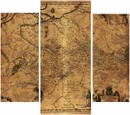 Картина модульная Старая карта 112x90 см 63