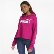 Джемпер Puma ESS Cropped Logo Hoodie TR 58687086 р. XL малиновий