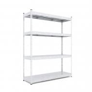 Стеллаж металлический 1800x1200x800 мм Титан металл полки 4 шт. цинкованный