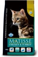 Корм сухой для котов Farmina Matisse с курицей и индейкой 10 кг