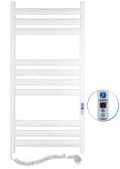 Полотенцесушитель электрический NAVIN Ellipse 500х1000 Digital левый белый бархат (12-845152-5010)