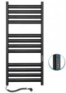 Рушникосушарка електрична NAVIN Ellipse 500х1200 Digital ліва (чорний муар) 12-245152-5012