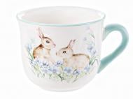 Чашка для бульона Кролики 480 мл голубой Lefard