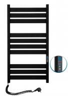Полотенцесушитель электрический NAVIN Largo 500х1000 Digital левый черный муар (12-244152-5010)