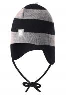 Шапка для мальчика Reima р.46 черно-серый 518316-9990A