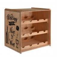 Подставка для бутылок Excellent Houseware на 12 бутылок HZ1910840 Подставка для бутылок Excellent Houseware на 12 бутылок HZ1910840