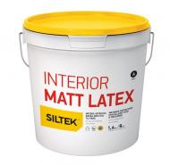 Фарба латексна Siltek Interior Matt Latex База А глибокий мат білий 1,4 кг