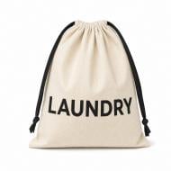 Органайзер текстильный Organize M-laundry Laundry хлопковый для грязных вещей светлый 380x380 мм