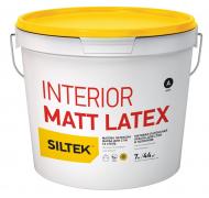 Краска латексная Siltek Interior Matt Latex База А глубокий мат белый 7 кг