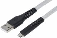 Кабель 2E USB – microUSB 1 м сірий (2E-CCMT-1MGR)