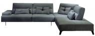 Диван угловой Gamma Arredamenti Smart серый 3230-2540x1100-1380x860 мм