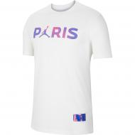 Футболка Nike M J PSG WORDMARK TEE CZ0797-100 р.XL белый