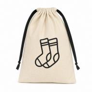 Органайзер текстильний Organize M-socks Socks бавовняний для шкарпеток світлий 300x200 мм