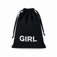Органайзер текстильный Organize M-girl Girl хлопковый для вещей черный 350x300 мм