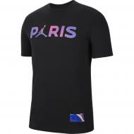 Футболка Nike M J PSG WORDMARK TEE CZ0797-010 р.L чорний