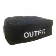 Органайзер текстильний Organize M-Bag-L OUTFIT бавовняна для речей чорна 300x400 мм
