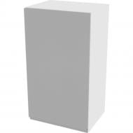 Шкаф Влада (В 40/40Ск левая) серый бархат/белый Світ Меблів