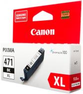 Картридж Canon CLI-471Bk Black 0400C001 черный