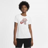 Футболка Nike W NK DRY OC F SWOOSH SS TEE DB6195-100 р.L белый