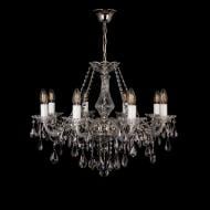 ВИТРИНА! Люстра подвесная ArtGlass 8x40 Вт E14 латунь/хрусталь E 0102/08/30 CL