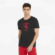 Футболка Puma Ferrari Race tonal Big Shield Tee 53375201 р.XL черный